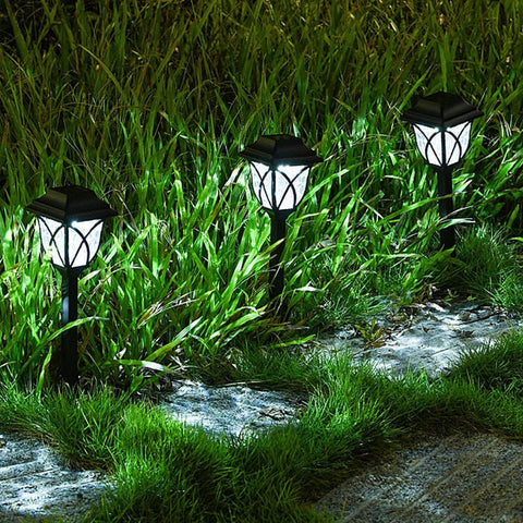 Solar-Powered Garden Lamp | 4 pieces