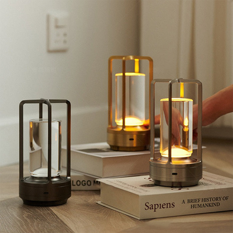 Nordic Rechargeable Crystal Table Lamp