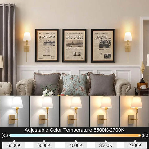 Rechargeable Wireless Wall Light | 2 Packs