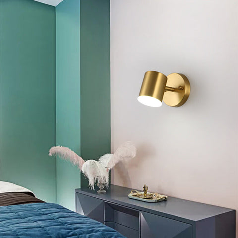 Nordic Copper Led Wall Lamps