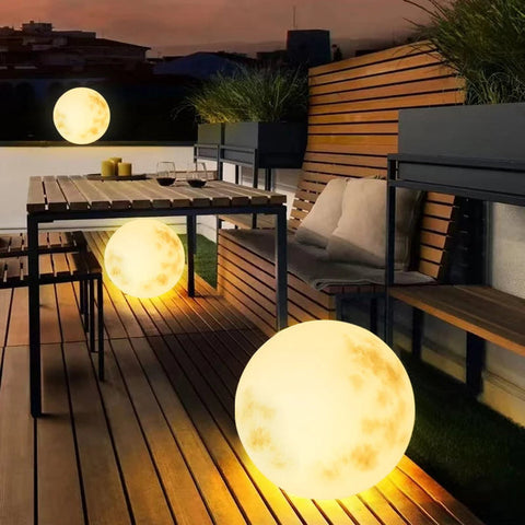 Moonlamp | Garden Lamp In The Shape Of A Moon | USB Rechargeable Outdoor Lighting