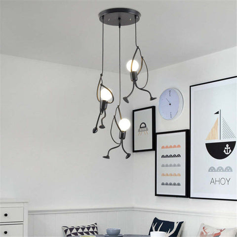 Funkylight | Retro Iron Man Ceiling Light