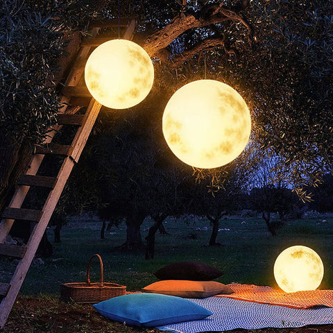 Moonlamp | Garden Lamp In The Shape Of A Moon | USB Rechargeable Outdoor Lighting