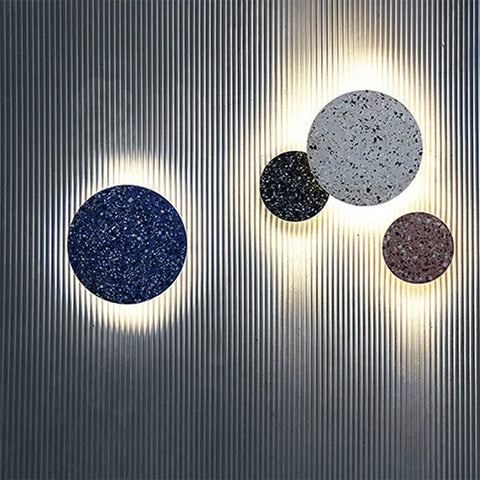Nordic Simple Aisle Corridor Stair Lamp Terrazzo Wall Lamp