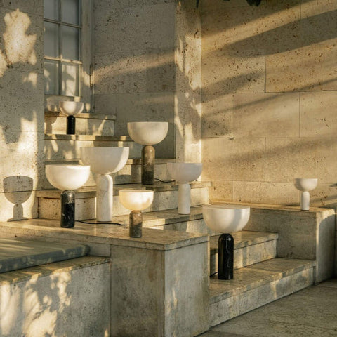 Raja Marble Table Lamp | Elegant Design with LED Lighting