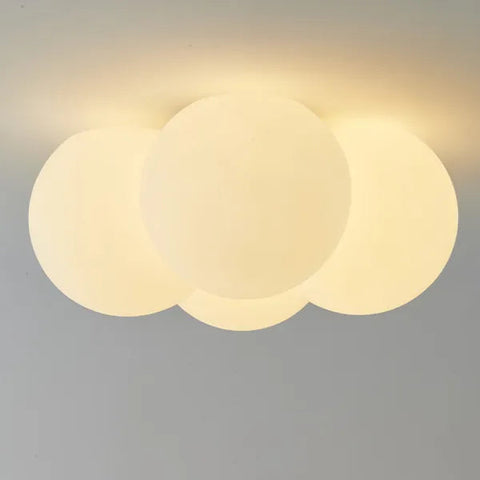 Modern Cloud Hardware Ceiling Lamp | Sleek Design with Soft, Serene Illumination | Three-Color Changing LED Included