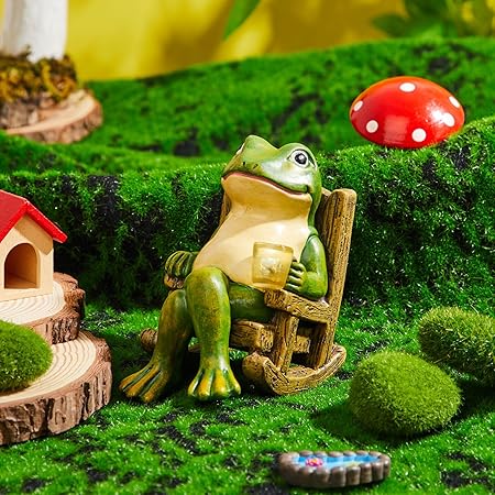 Glowing Garden Frog | Creative Outdoor Decor with Soft Light