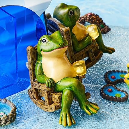 Glowing Garden Frog | Creative Outdoor Decor with Soft Light