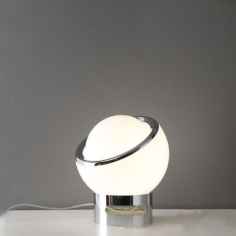 French Opal Bauhaus Table Lamp | Minimalist Design | Elegant Glass Shade for Modern Interiors