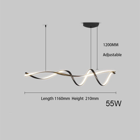 Creative Black Modern | LED Chandeliers | Modern