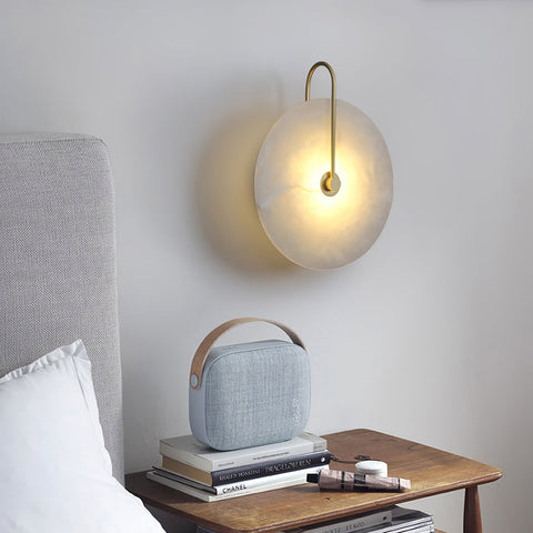 Modern Alabaster LED Wall Lamp | Perfect Ambiance for Your Home