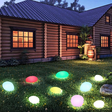 Cobblestone Garden Light | 16 Color Options for Outdoor Elegance