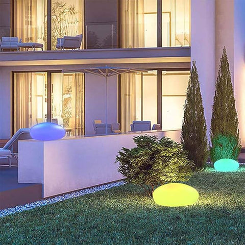Cobblestone Garden Light | 16 Color Options for Outdoor Elegance