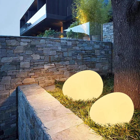 Cobblestone Garden Light | 16 Color Options for Outdoor Elegance