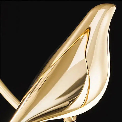 Luxury Pendant Light With Golden Bird