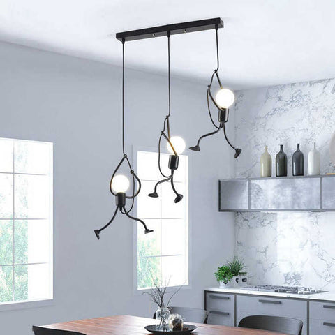 Funkylight | Retro Iron Man Ceiling Light