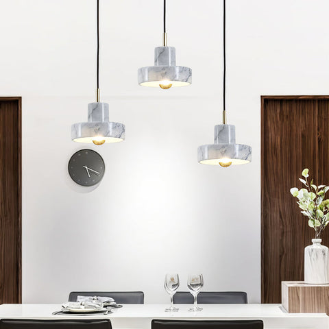 Marble Aura Pendant Lamp | Elegant Design Inspired by the Taj Mahal | Adjustable Height