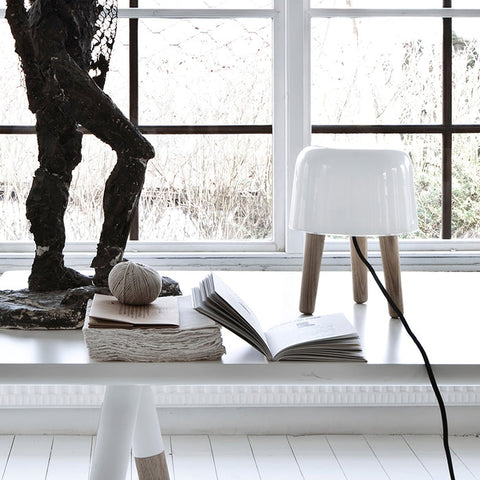 Milk Table Lamp | Timeless Design with Adjustable Lighting