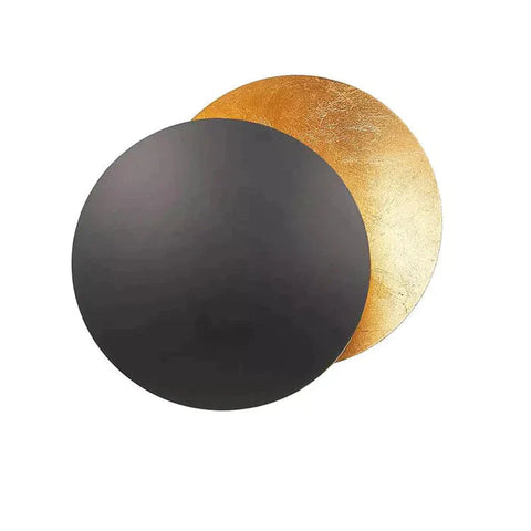 EclipseLamp™ Wall Light | Rotating Golden Disc Design for Soothing Ambient Illumination