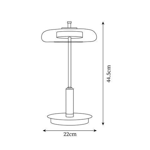 Ronaldo Table Lamp | Elegant Design with Warm LED Lighting