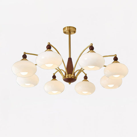 Retro Melodica Chandelier | Victorian-Inspired Elegance with Warm White Light | 3/5/8 Heads, E27 Socket