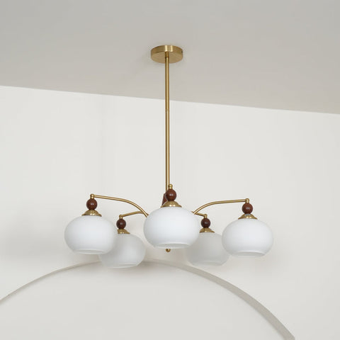 Retro Melodica Chandelier | Victorian-Inspired Elegance with Warm White Light | 3/5/8 Heads, E27 Socket
