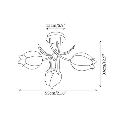 Ricko Ceiling Light