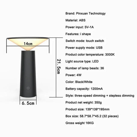Remoteglo | Wireless Table Lamp