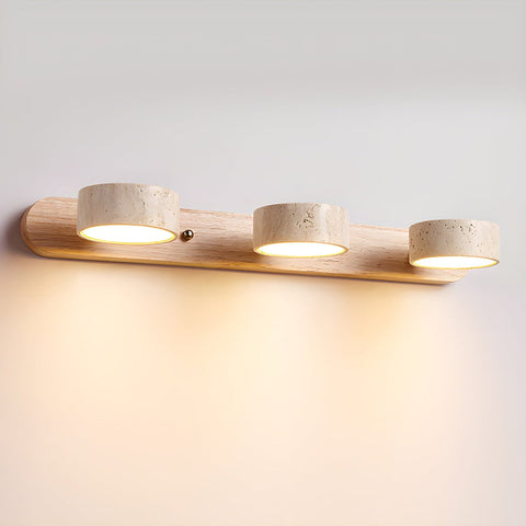Travertine Duo Lamp Bracket Wall Light