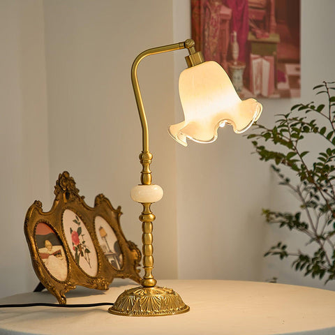 Tulip Brass Work Lamp Table Lamp