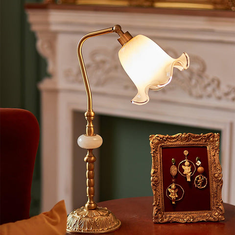 Tulip Brass Work Lamp Table Lamp