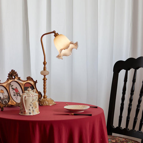 Tulip Brass Work Lamp Table Lamp