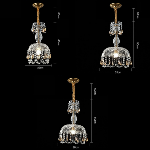 Luxury Crystal Chandelier Designer Pendant Light