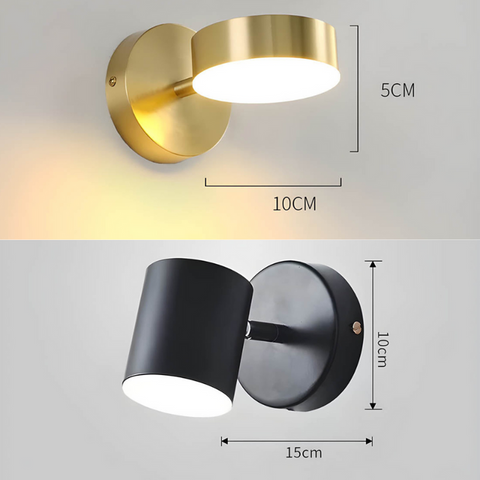 Nordic Copper Led Wall Lamps