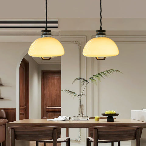 Vela Pudding Pendant Light | Playful Design with Cozy Soft Glow