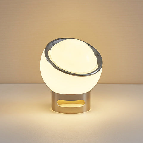 French Opal Bauhaus Table Lamp | Minimalist Design | Elegant Glass Shade for Modern Interiors
