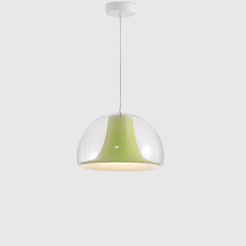 Semicircular Jellyfish Glass Pendant Lamp