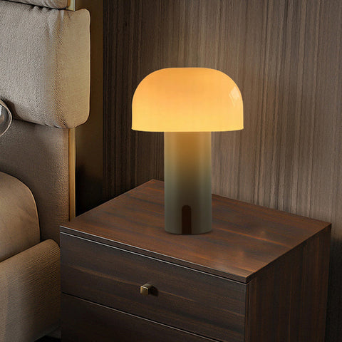 European Design Mushroom Table Lamp | Wireless & Dimmable for Cozy Ambiance