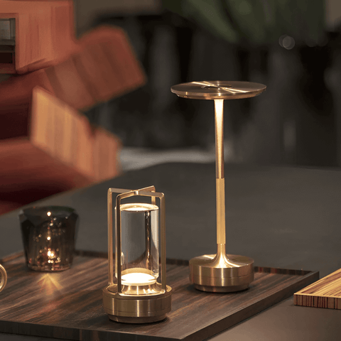 Wireless AmbiGlowβ’ | LED Table Lamp | Rechargeable Touch Control for Elegant Ambient Lighting