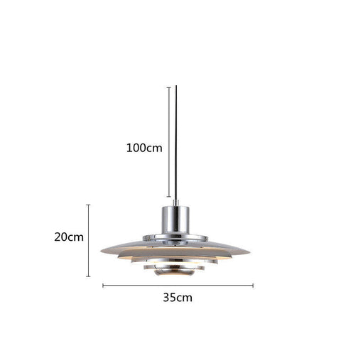 Modern Pendant Lights Made From Nordic Aluminum