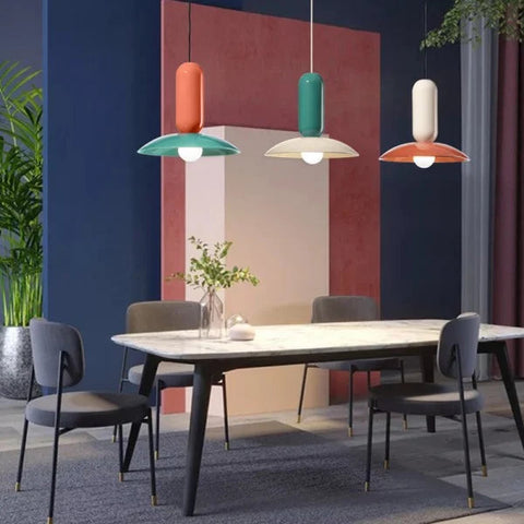 Macaron Frisbee Pau Pendant Lamp | Playful | Sophisticated | Functional