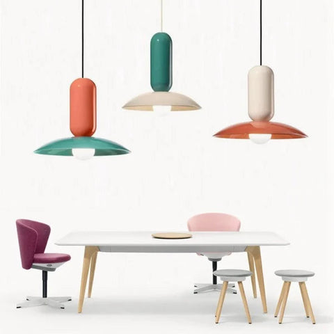 Macaron Frisbee Pau Pendant Lamp | Playful | Sophisticated | Functional