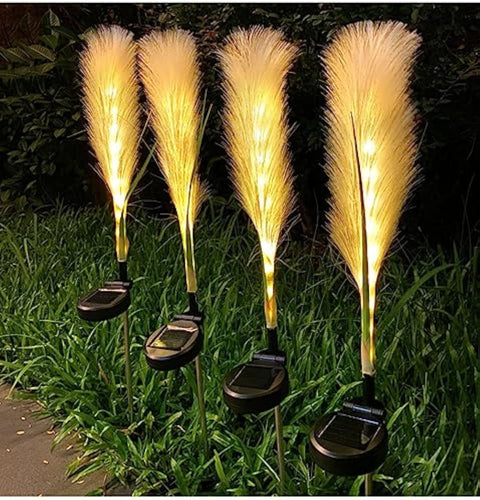 Fiber Reed Outdoor Light | Solar
