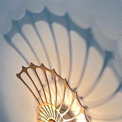 Nautilus Shell Design Decorative Wall Light