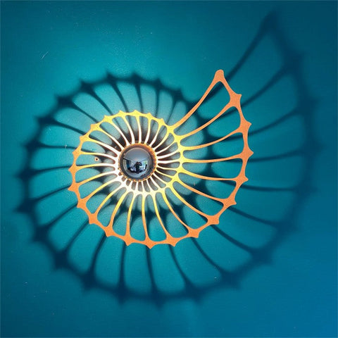 Nautilus Shell Design Decorative Wall Light