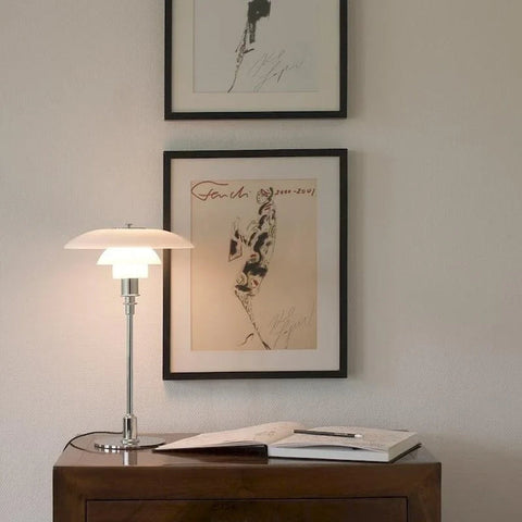Disc Multilayer Metal Table Lamp
