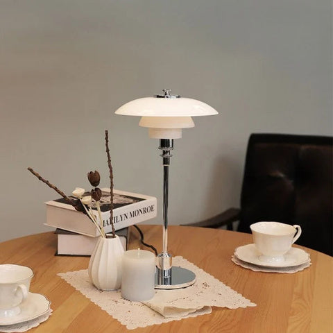 Disc Multilayer Metal Table Lamp