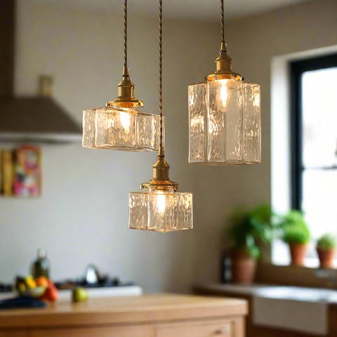 Fatima | Modern Retro Hanging Glass Lamp
