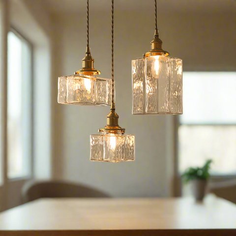 Fatima | Modern Retro Hanging Glass Lamp