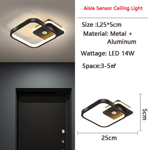 Human PIR Motion Sensor | Ceiling Light | LED
